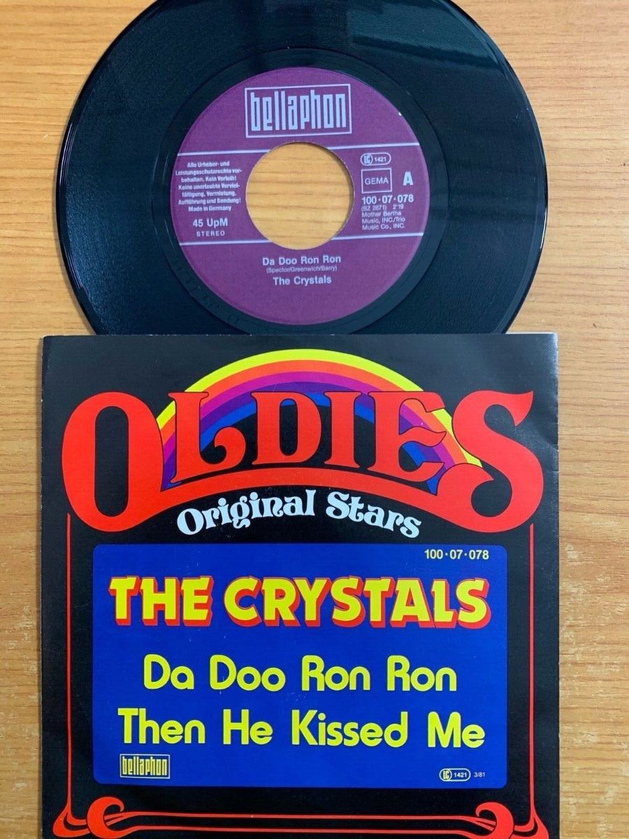 Dischi in vinile: Crystals - Da Doo Ron Ron / D-Press. 1981 - TOP – Usato da Gais venduto da soundcave57