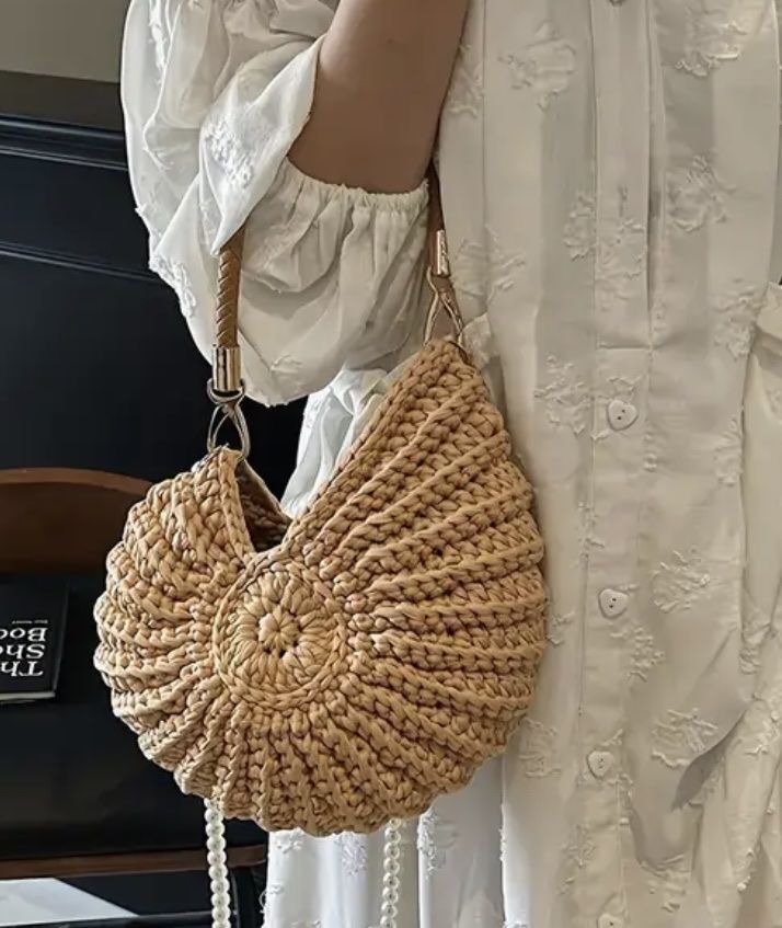 Borse: HANDTASCHE in Muschelform Perlenhenkel – Nuovo e nell'imballaggio originale da Saanen venduto da SoniaMichaela 2