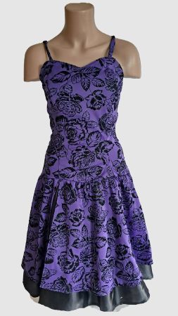 Vintage Cocktailkleid Abendkleid lila