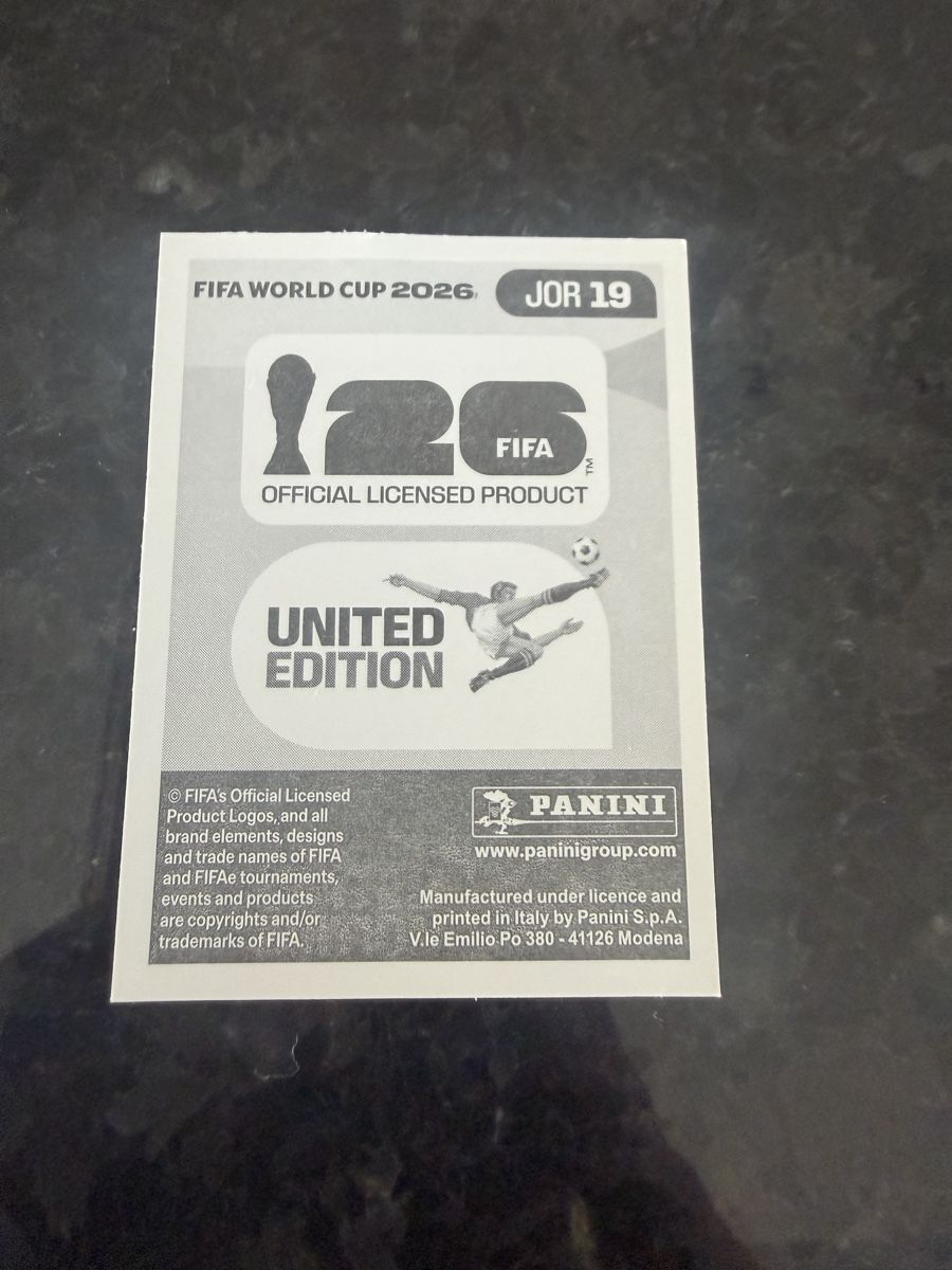 Panini Carte collezionabili: Panini 2026 Sticker JOR19 – Usato da Feldbrunnen venduto da cleo09 1