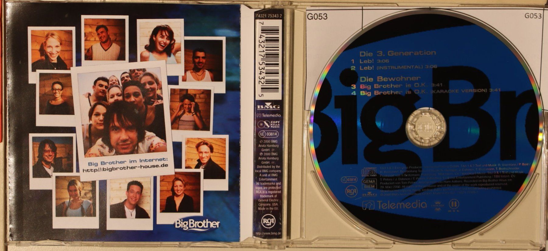 CD: Big Brother – Die 3. Generation – Usato da Luzern venduto da CONTENTI 1