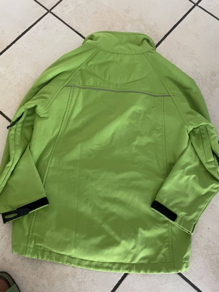 Jacken & Mäntel: Big bear Kinder Softshelljacke winddicht Gr.128 limegreen – Neu (gemäss Beschreibung) aus Obergerlafingen von cabo4 2
