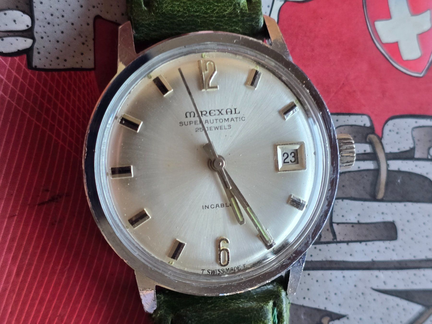 Mirexal Orologi: 551 Mirexal Superautomatic  Date 25 Jewels – Usato da Muri AG venduto da Corredor 2