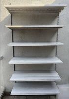 Scaffali usati completamente in metallo.