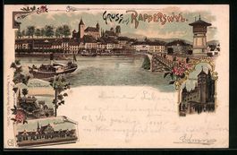 Litho Rapperswyl, Aufsteig zum Lindenhof