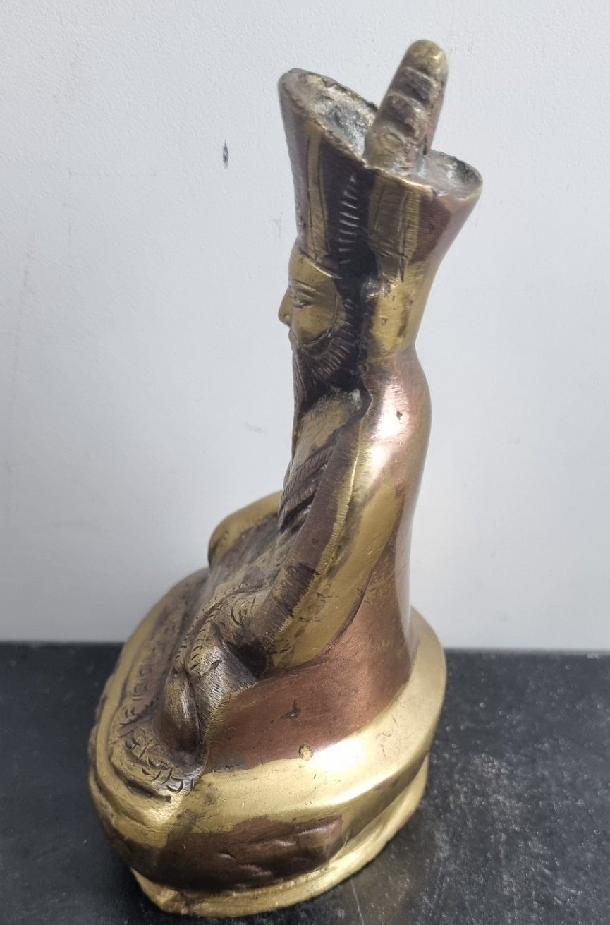 Statuette: Mongolischer  Buddha Figur aus Messing – Usato da Flums venduto da Flumsantik 1