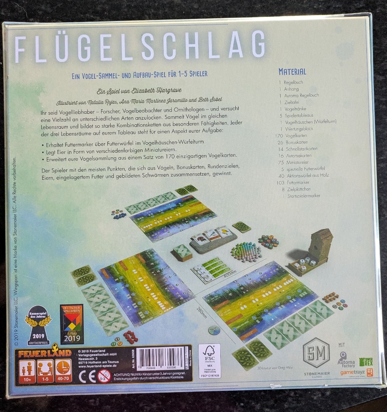 Giochi: Spiel "Flügelschlag" – Nuovo e nell'imballaggio originale da Hüntwangen venduto da ano_5656 1