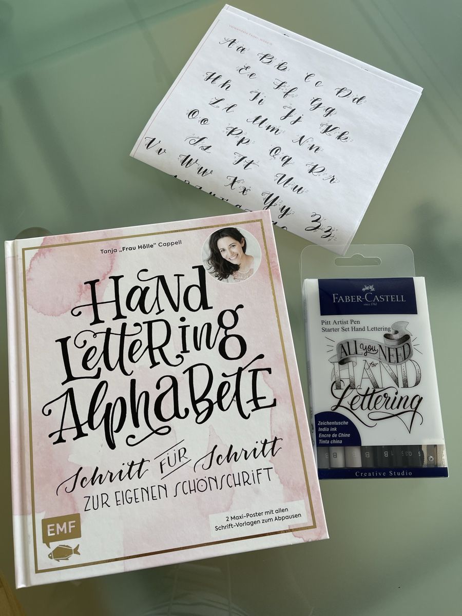 Bücher: Handlettering-Set, neuwertig, ungebraucht – Neu (gemäss Beschreibung) aus Kehrsatz von bianca69