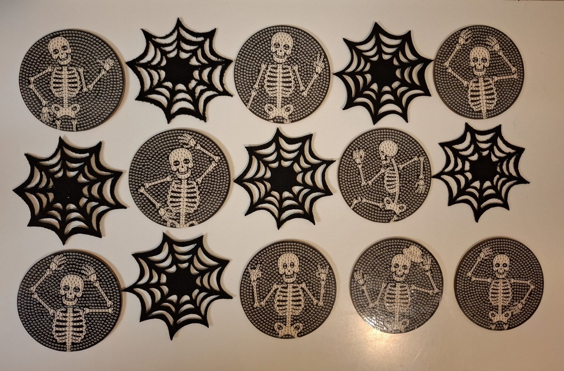 Sottobicchieri: Halloween-Glasuntersetzer – Nuovo (secondo la descrizione) da Bottmingen venduto da Tomena0214 3