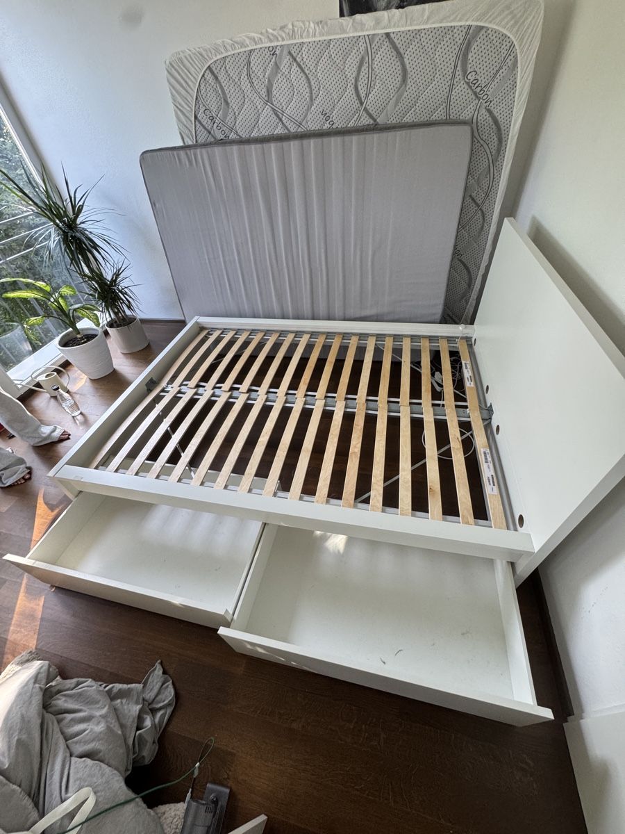 Ikea Betten: IKEA Bett weiss 140x200 cm  – Gebraucht aus Sissach von Gunzi04 2