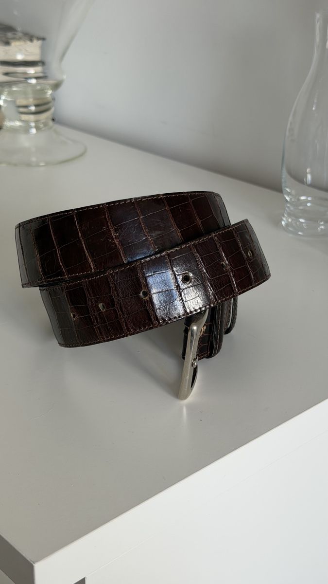 Cinture: Leather belt  – Nuovo (secondo la descrizione) da Paradiso venduto da viorea 3