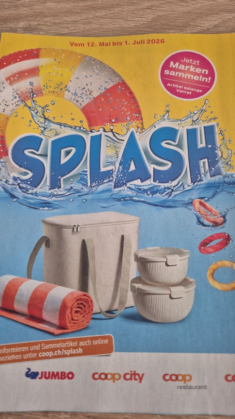 Coop Sammelmarken & -punkte: Splasch coop 8 volle Karten – Neu und originalverpackt aus Steffisburg von Mallekobold