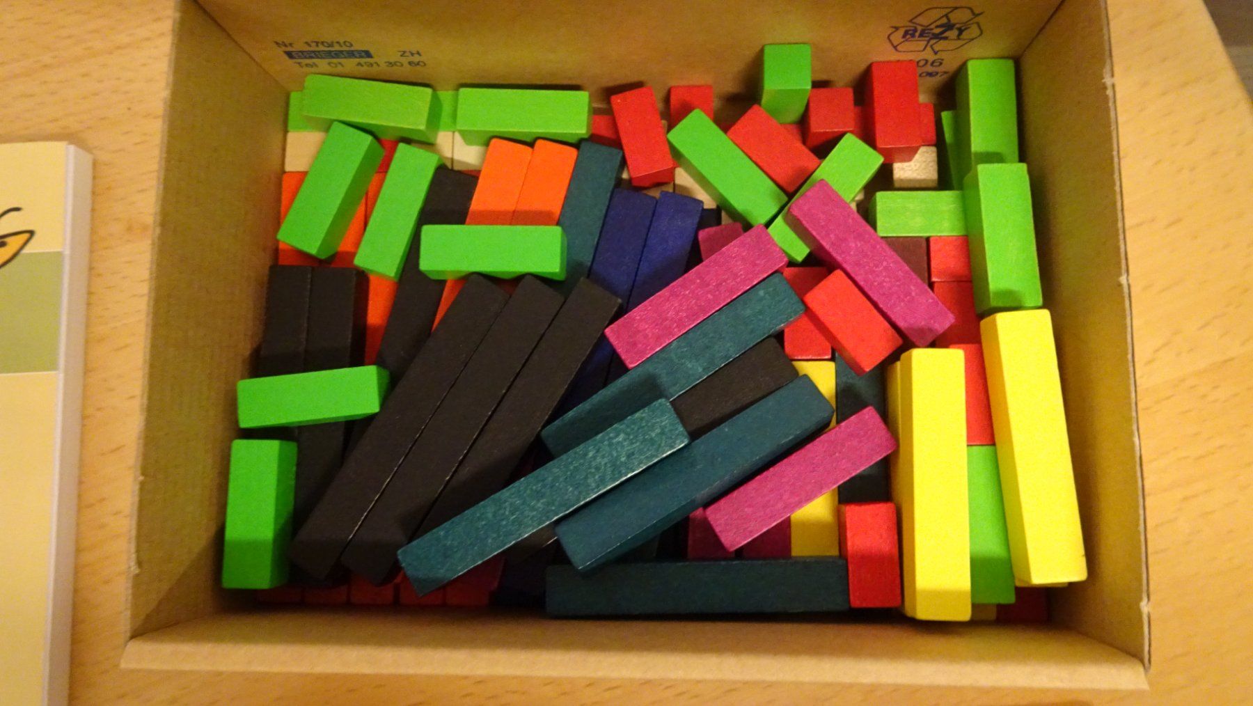 Libri: Cuisenaire-Stäbe Rechenstäbchen + Buch mit Arbeitsblättern – Nuovo (secondo la descrizione) da Zürich venduto da blaumeisli62 2