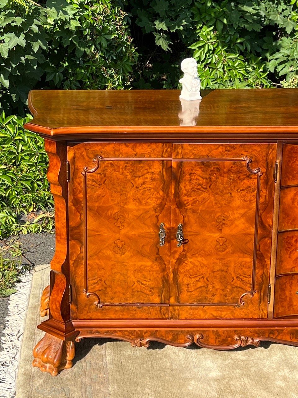 Cassettiere: Barock Rokoko Kommode Sideboard Nussbaum Herrenzimmer – Usato da Gemünden venduto da GEUENWALD 5