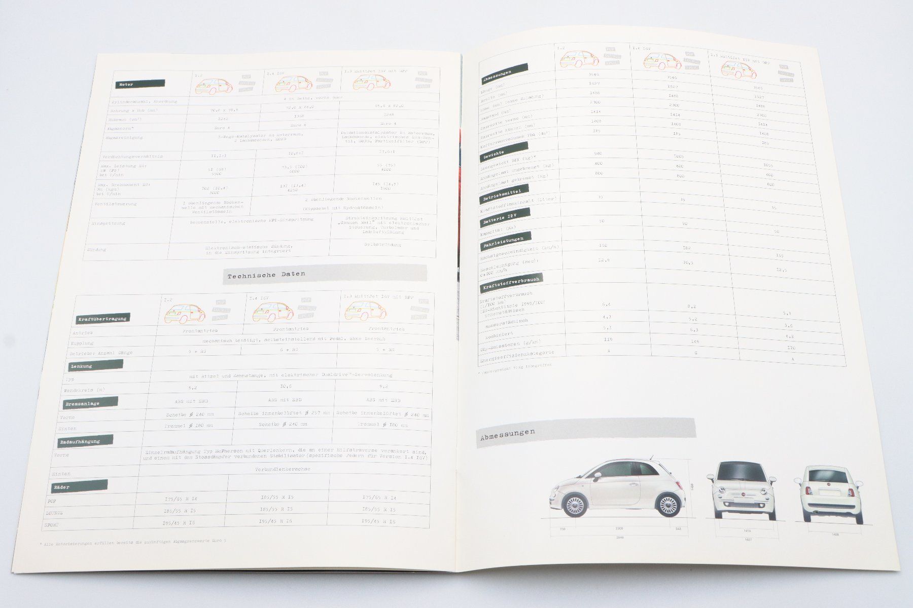 Fiat Dokumente: Fiat 500 2007 Prospekt – Gebraucht aus Bühl b.Aarberg von Collectorpassions 6