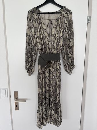 Zara Kleid, Schlangenmuster, Gr. M