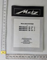 Metz Mecablitz 25/28/38 CT-3 – Bedienungsanleitung, Top!