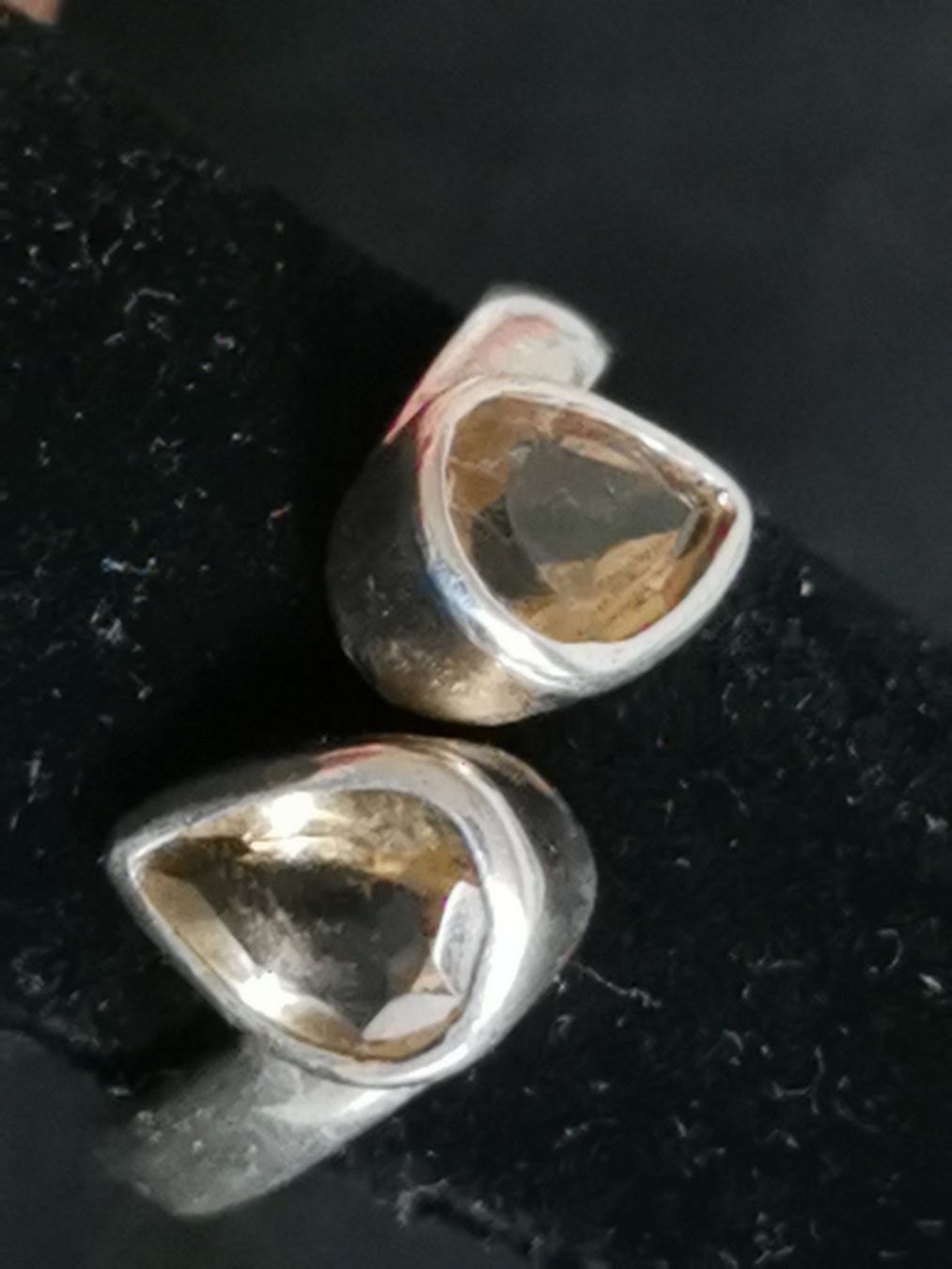 Anelli: Damen Silber Ring mit Rauch Topase – Nuovo (secondo la descrizione) da Schlieren venduto da vlalif 5