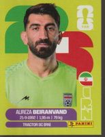 FIFA WORLD CUP 2026 Panini Sticker IRN 2 ALIREZA BEIRANVAND