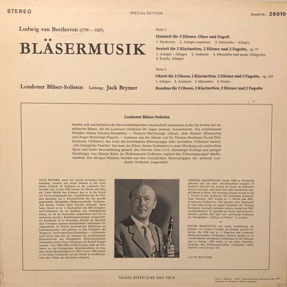 Dischi in vinile: Beethoven – Bläsermusik (LP) – Usato da Grüningen venduto da azulamarillo_vinyl 1