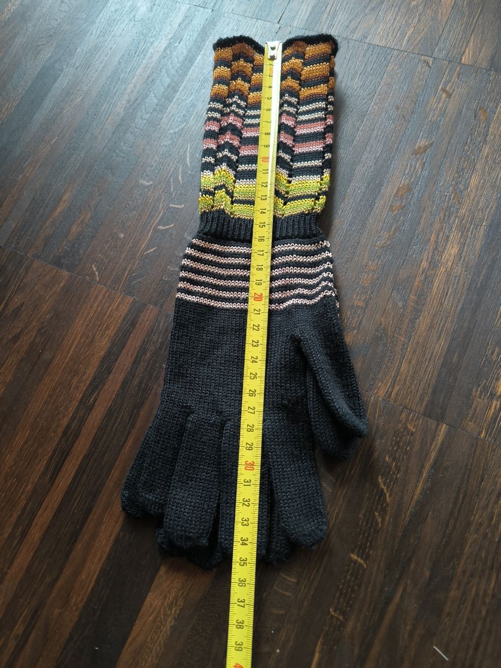 Guanti & manicotti: Original Missoni Wool Blend Gloves, Size M, zigzag pattern! – Usato da Zug venduto da LindaManga 5