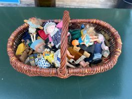 Lot Antikes Spielzeug - Puppen & Holzteile