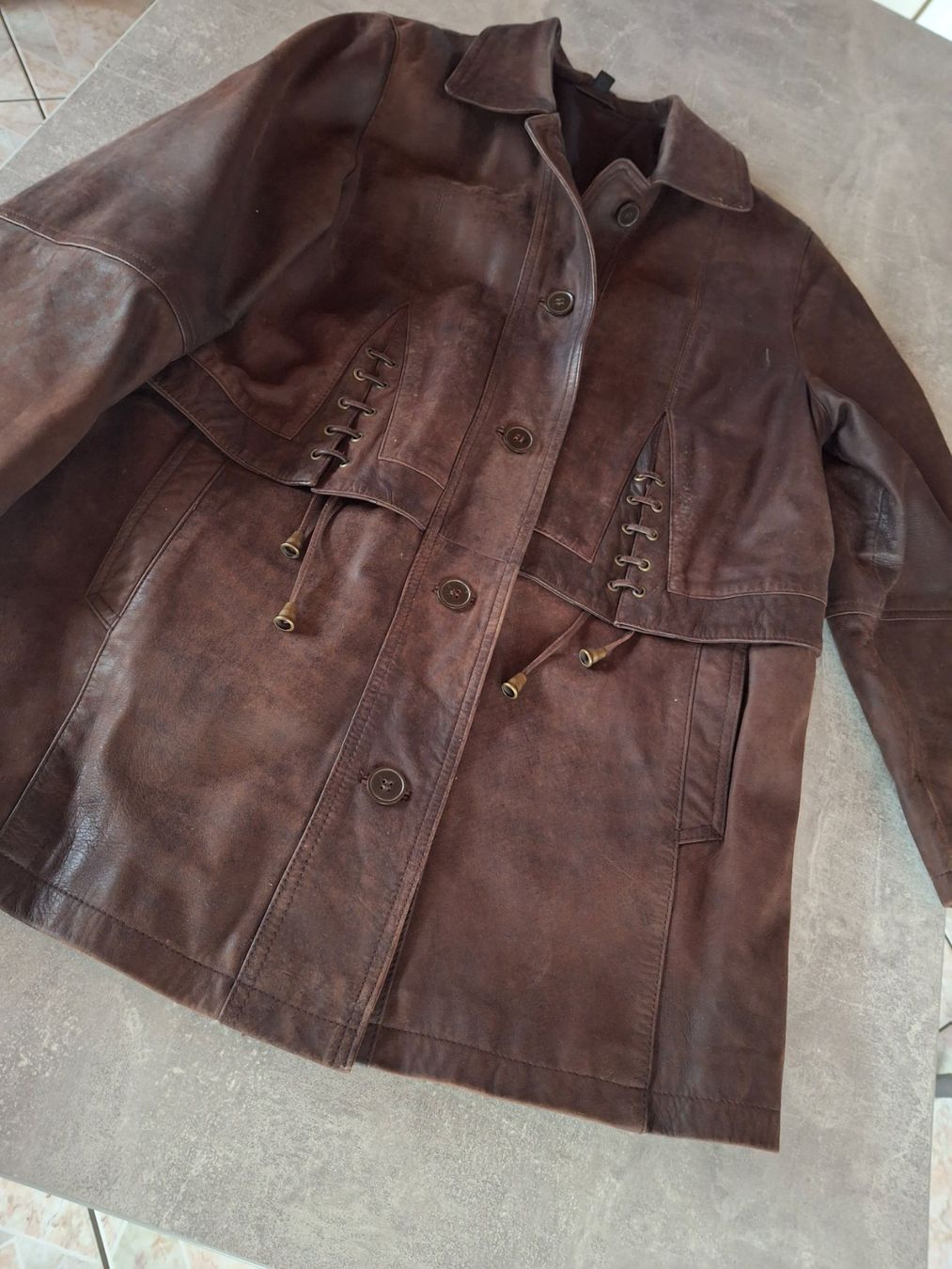 Giacche: Veste cuir taille 42 marque Spare-Button – Usato da Villiers venduto da san_jn5w