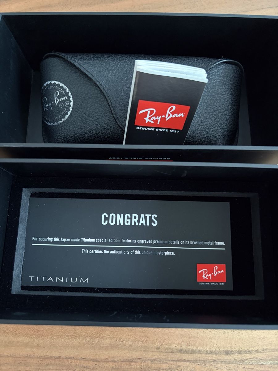 Ray-Ban Brillen & Gläser: Ray Ban Round Titanium Special Edition  – Gebraucht aus Solothurn von fab_y5pk