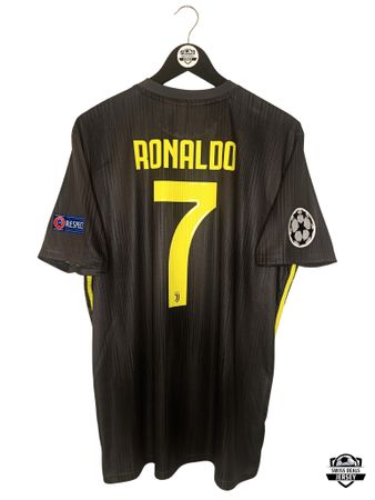 RONALDO #7 Original Juventus 2018-19 UCL Third Trikot