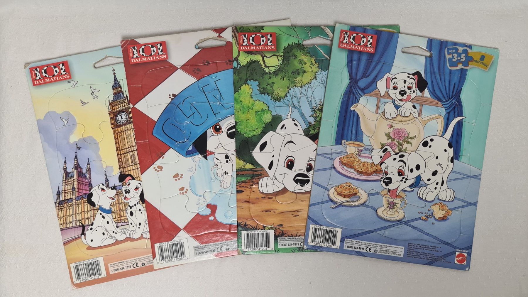 Disney Puzzles: Lots de 4 puzzles 101 Dalmatiens – Gebraucht aus courtelary von ikidin65