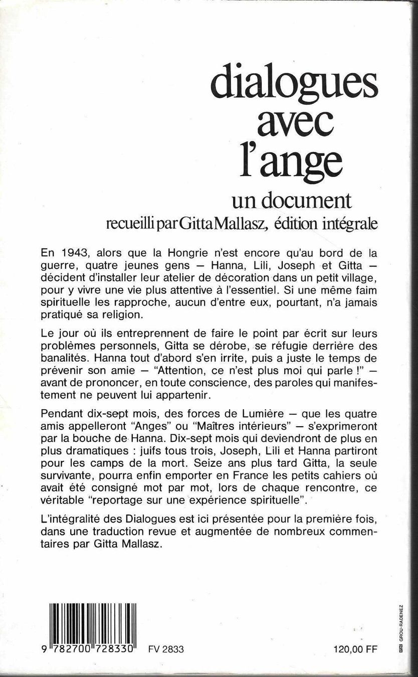 Libri: Dialogues avec l'ange – Usato da Neuchâtel venduto da Dualseele 1