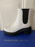 STUART WEITZMAN: OVP-Neue weisse Chelsea Boots, 37, NP 695.-