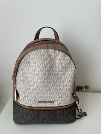 Original Michael Kors Rucksack  Weiß/Braun  Wie neu