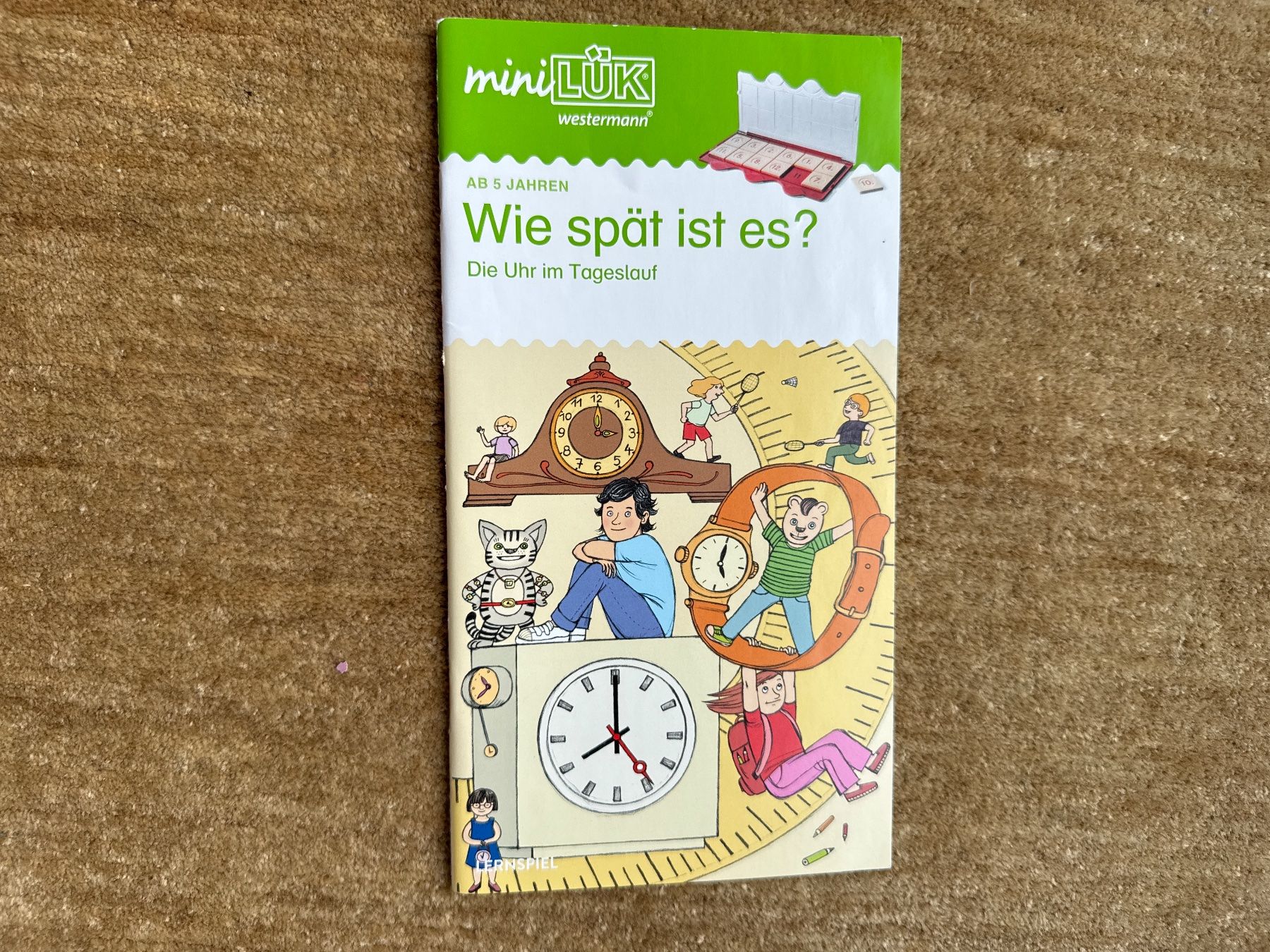 Jeux: Mini-Lük Heft, Wie spät ist es? – Neuf (Voir description) à Aarau par Kilauea