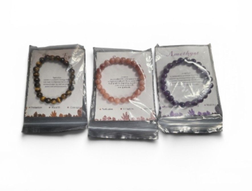 Bracciali & Braccialetti: Bracelets en pierre naturel. 3 pieces – Nuovo e nell'imballaggio originale da Vernier venduto da 19pigments 1