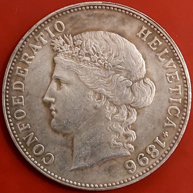 5 Franken 1896 (Replica) (Gebraucht) in Arch f\u00fcr CHF 10 \u2013 mit Lieferung ...