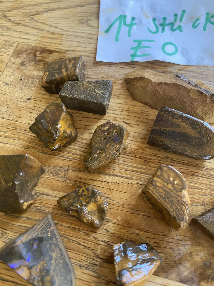 Edelsteine: 14 Boulder Rohopale  – Gebraucht aus Flawil von Naphtali 6