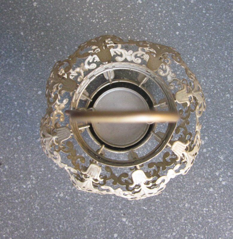 Lanterne: Schönes Windlicht zum Hängen oder Aufstellen aus Metall – Usato da Bischofszell venduto da raika 4