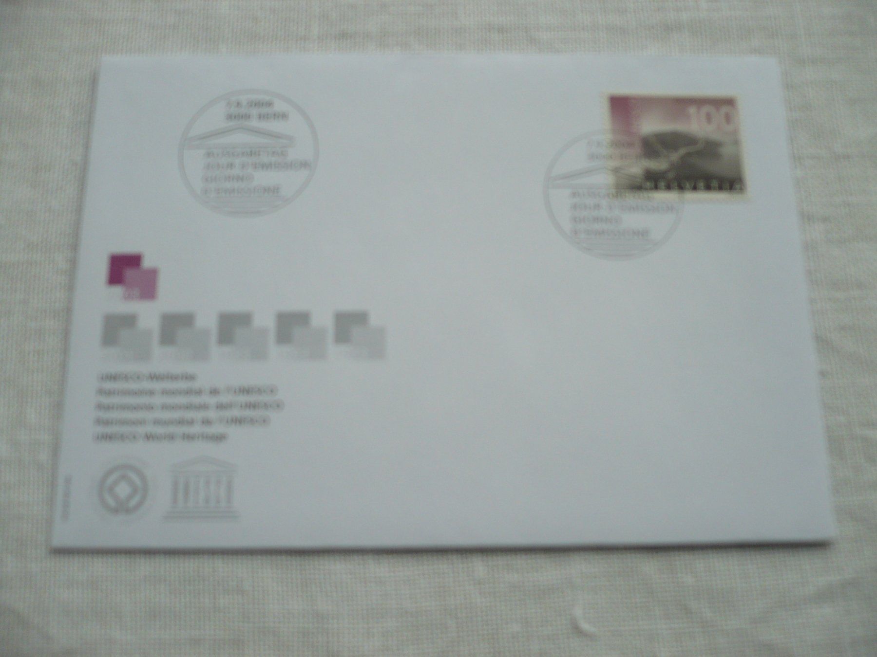 Alle Briefmarken: 2004 FDC Welterbe SBK 1137 – Gebraucht aus Zürich von saltandpepper008
