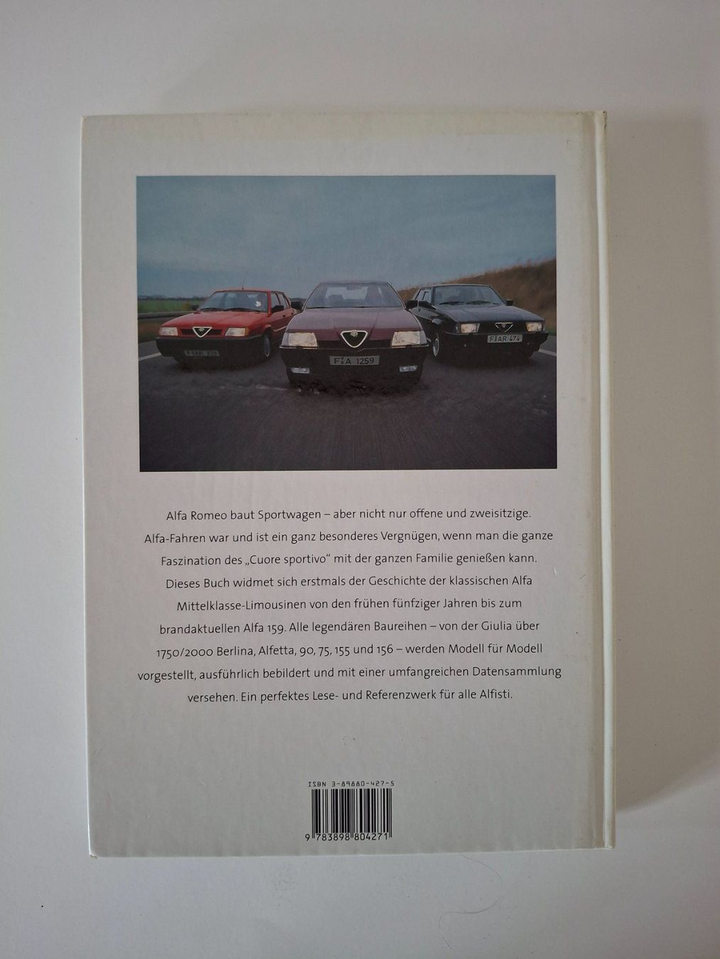 Bücher: Alfa Romeo Limousinen vom 1900 bis 159 – Gebraucht aus Reichenburg von AK307 1