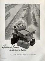 Les Trois Selliers - Alte Werbung / Ancienne réclame 1950