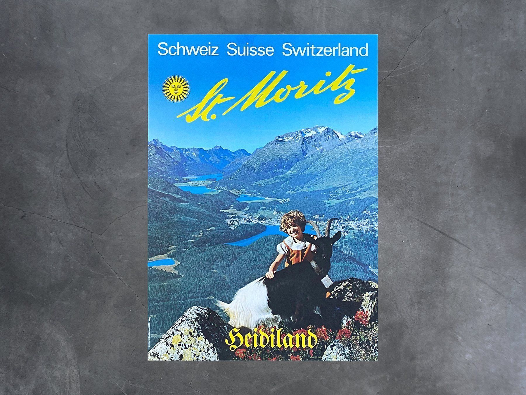 Poster & Bilder: Plakat St.Moritz Heidiland – Neu (gemäss Beschreibung) aus Chur von dr.retro