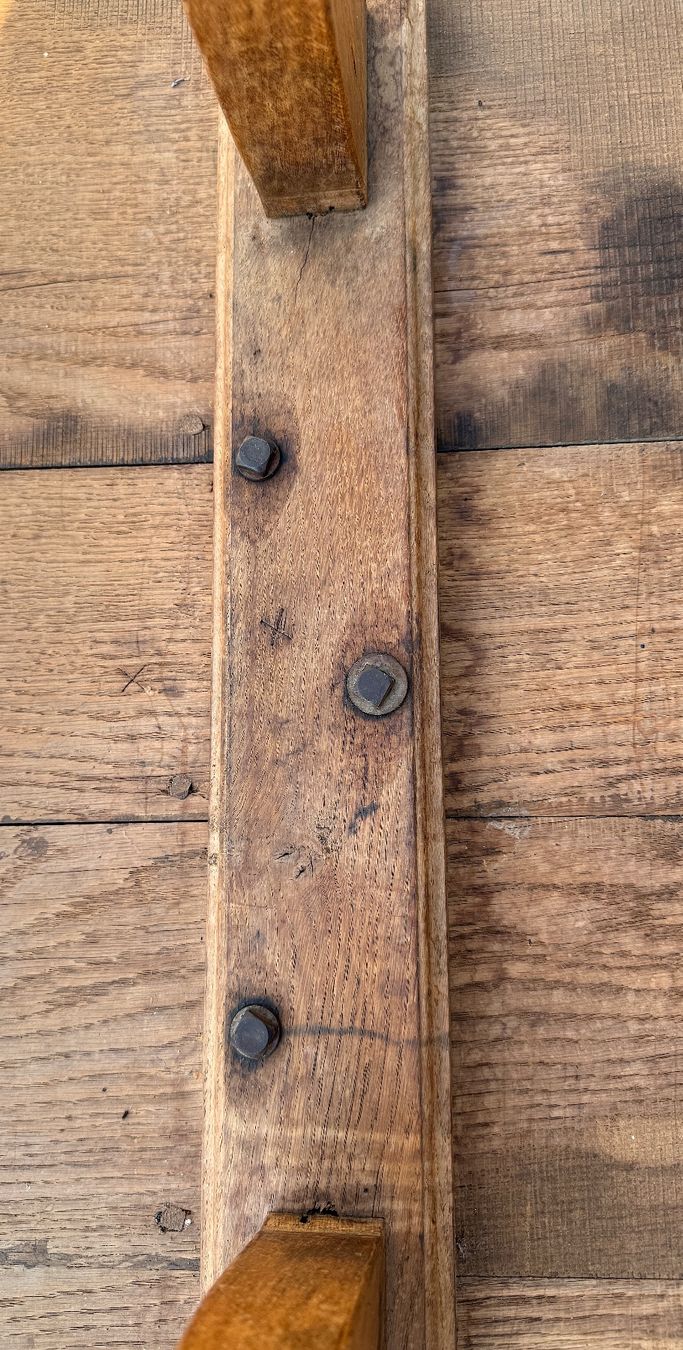 Tavoli: Table à manger en bois massif chêne - style rustique – Usato da Veyrier venduto da Szurkemaci 6