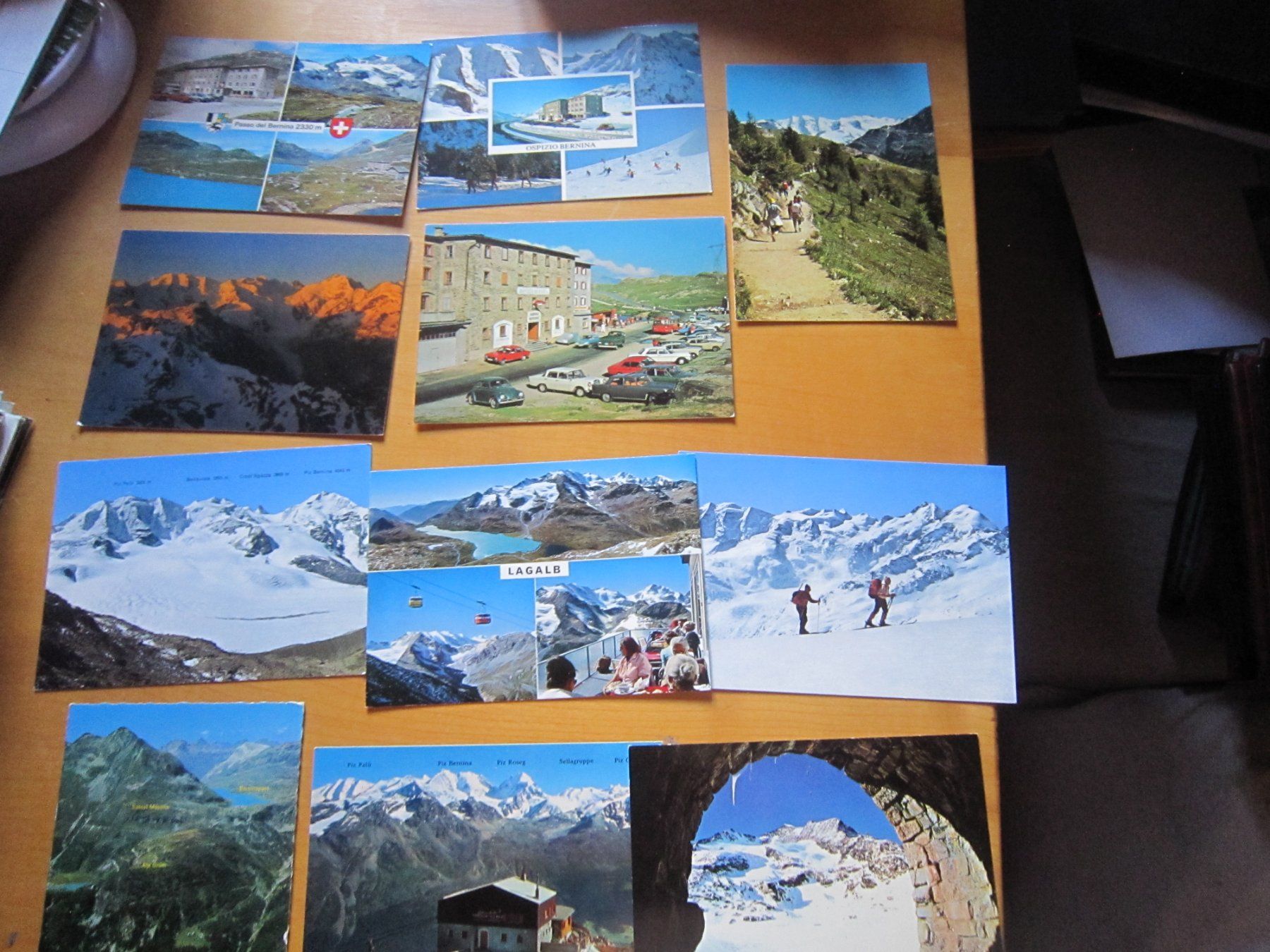 Cartoline postali: Bernina und Berninagruppe – Usato da Gordola venduto da Polentaefung