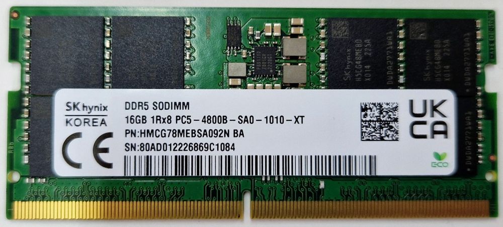 RAMAXEL DDR5-4800 SODIMM 24GB(12GB 2枚) 12gb Ram RAMAXEL 24GB (2x12GB) DDR5 Laptop RAM - 4800MHz SODIMM