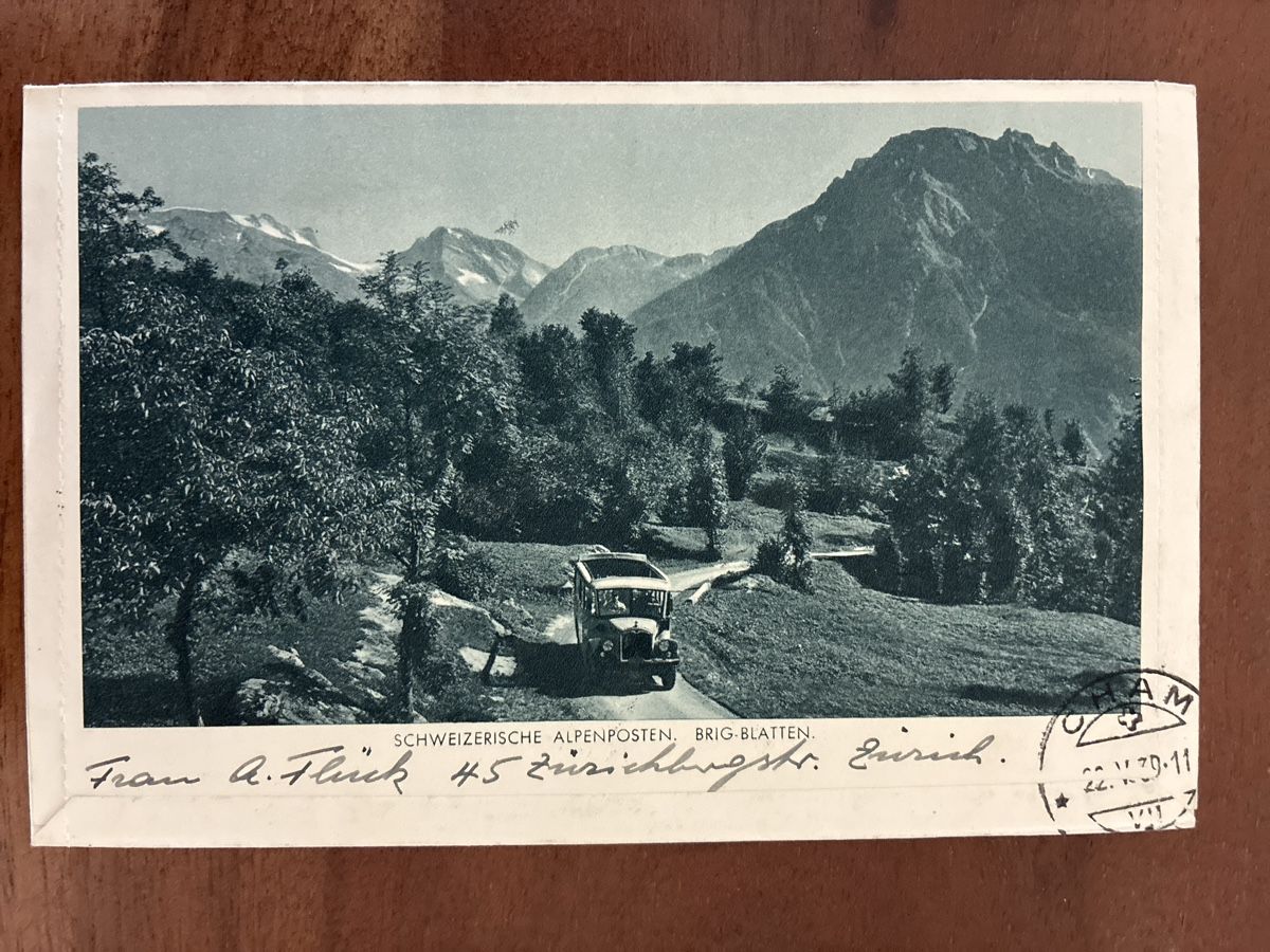 Cartoline postali: Ansichtskarte Schweiz von Blatten - Lötschental VS – Usato da Oftringen venduto da Cla.vD.74 1