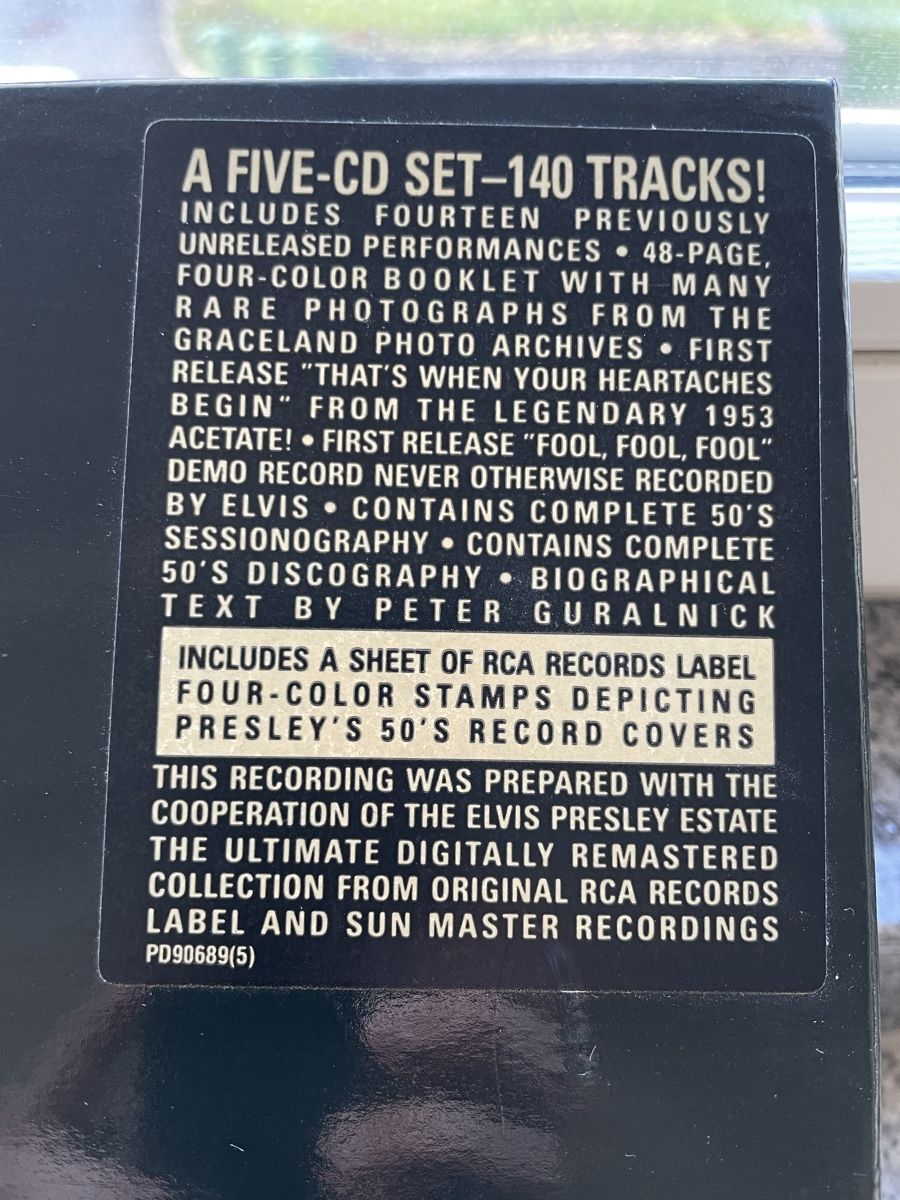 CDs: Elvis Presley 5 CD Box "The Complete 50's Masters" – Neu (gemäss Beschreibung) aus Waedenswil von Paps04 1