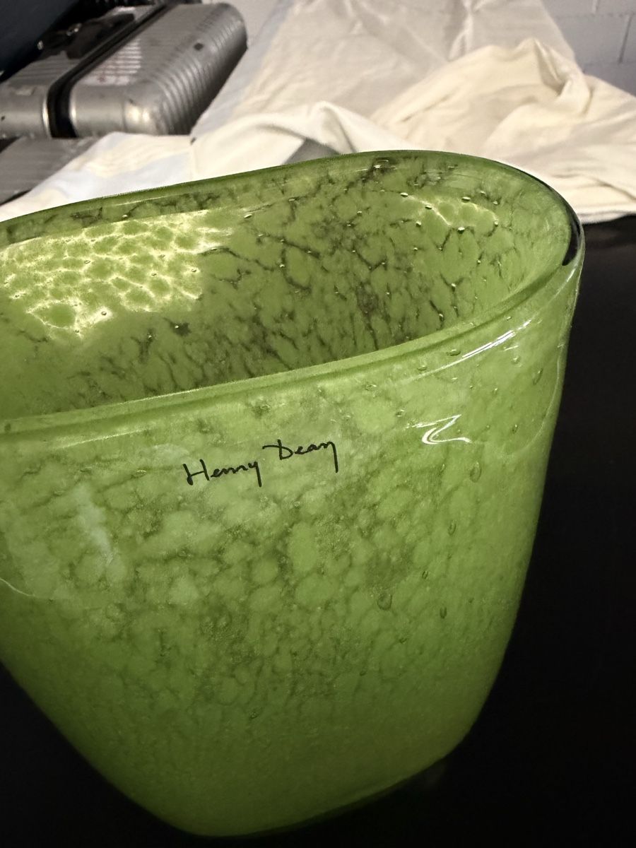 Vase & Récipients: Henry Dean Vase Glas grün – D'occasion à Oberwil b. Zug par eli_q5dp 1