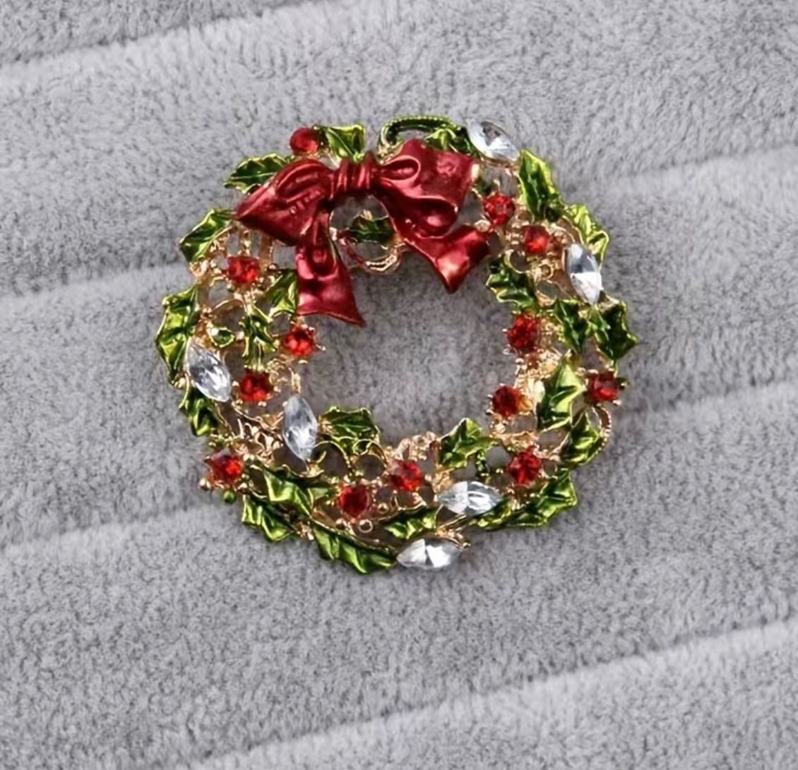 Spille & Fermagli: Brosche Kranz ( Weihnachtskranz) – Nuovo (secondo la descrizione) da Gams venduto da Mariawicca 2
