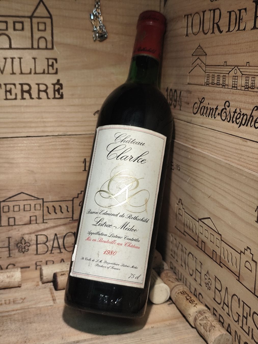Wein: 1980 Chateau Clarke, Listrac-Medoc – Neu und originalverpackt aus Büsserach von Vintage-vins 1